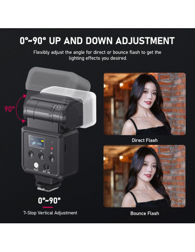 Flash Ulanzi F32 Speedlite GN32 5600K para Cámaras DSLR