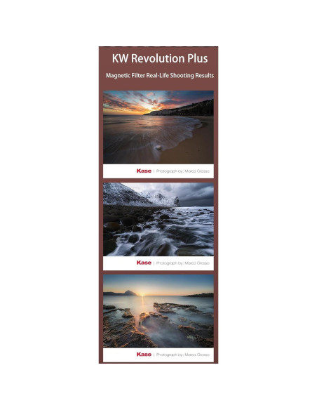 Kit de Filtros Magnéticos Kase Revolution Plus 52mm - CPL, ND8, ND64, ND1000