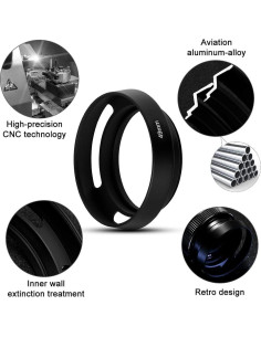 Capucha de Lente Hueca 62mm Metal Universal X-SweetDream 2