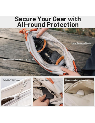 Bolsa de Cámara PGYTECH OneGo Negra 0.61 kg Compacta