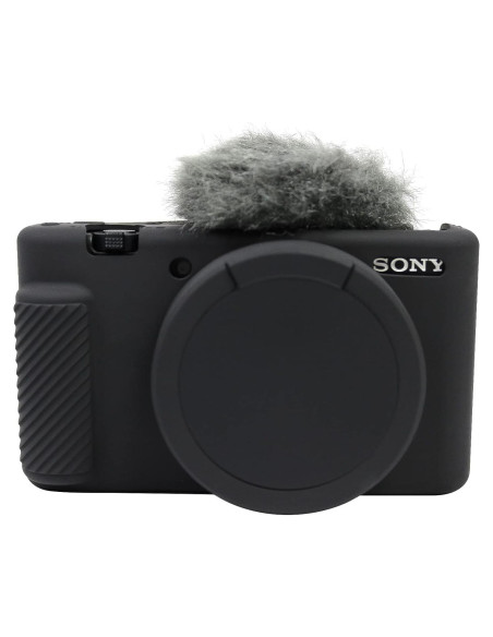 Funda de cámara Easy Hood para Sony ZV-1, silicona negra
