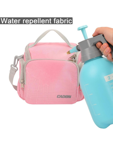 Bolsa de Hombro Compacta CADeN para Cámara SLR/DSLR Rosa