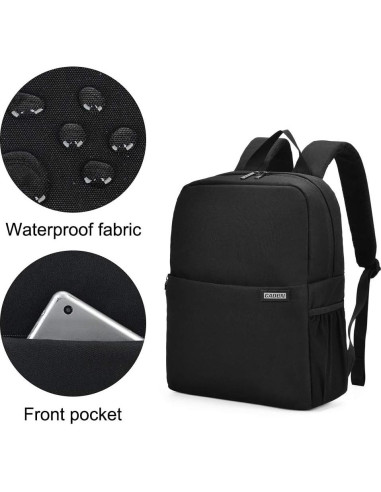 Mochila para Cámara CADeN L4 Impermeable con Compartimento Laptop 14"