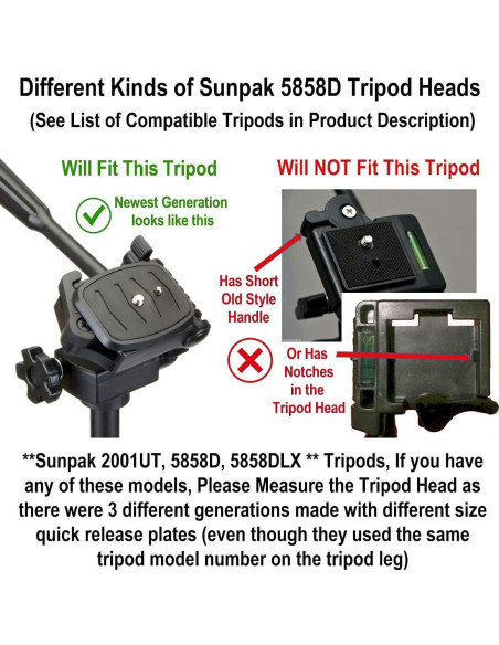 Adaptador de Montaje DaVoice QB-4W para Trípodes 44mm