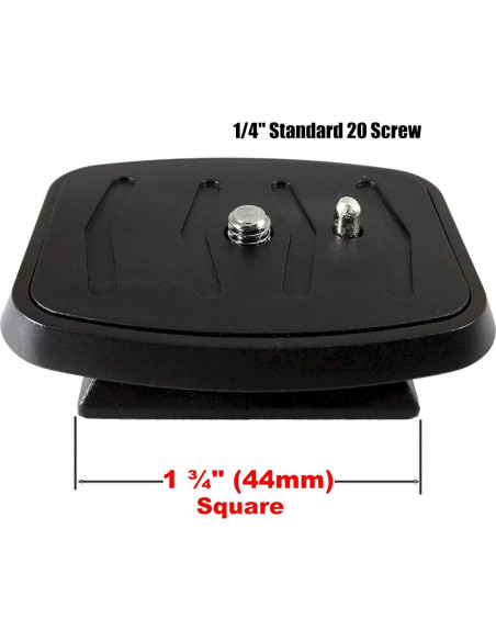 Adaptador de Montaje DaVoice QB-4W para Trípodes 44mm