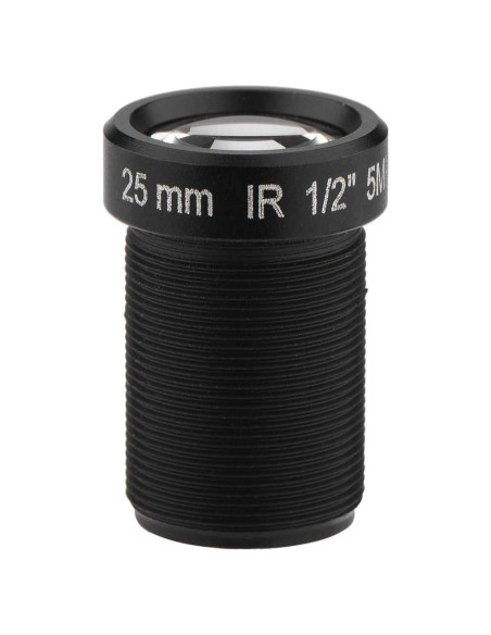 Lente de Cámara CCTV HD Wendry 5MP 25mm Visión Nocturna IR