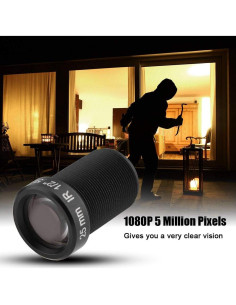 Lente de Cámara CCTV HD Wendry 5MP 25mm Visión Nocturna IR 2