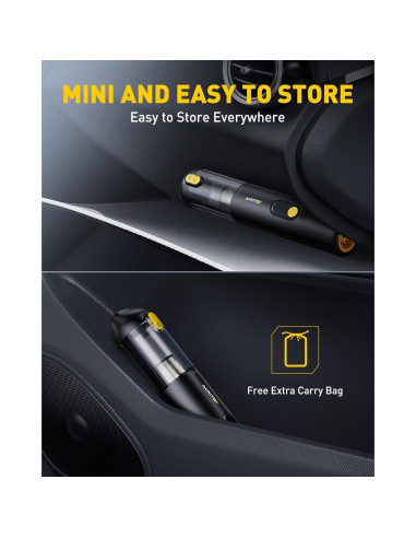Aspiradora de Coche Portátil Inalámbrica AUXITO VC030 14000Pa