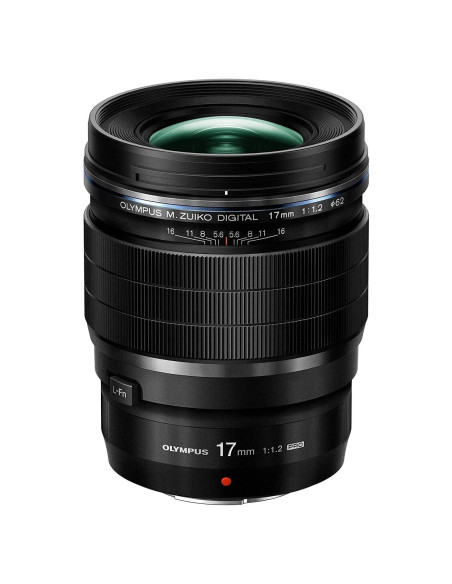 Lente Olympus M Zuiko 17mm f1.2 PRO Gran Angular Negro