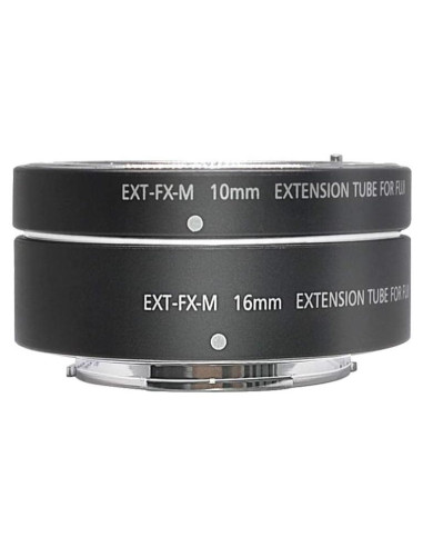 Tubo de extensión macro mcoplus 10+16mm para Fuji X-Mount