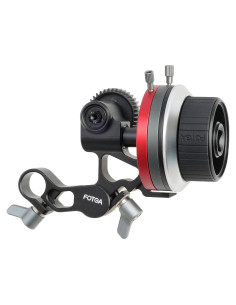 FOTGA Mini Follow Focus con paradas A/B y abrazadera 15mm