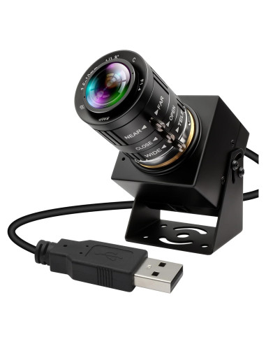 Cámara USB 4K IFWATER 12MP Lente Manual 3.6-10mm 120fps