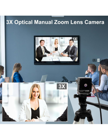 Cámara USB 4K IFWATER 12MP Lente Manual 3.6-10mm 120fps