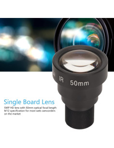 Lente de Placa Ajustable Focket 5MP 50mm para Cámaras de Red 2