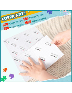 Kit de Hojas Adhesivas LTLUTU para Proteger Rompecabezas - 8 Hojas 2