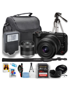 Cámara Sin Espejo Canon EOS R50 V + Lente 14-30mm + Accesorios