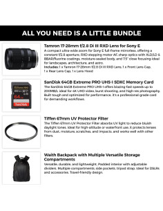 Lente Gran Angular Tamron 17-28mm f/2.8 Di III RXD Sony E 2