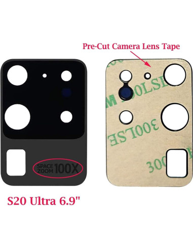 Cubierta de Lente de Cámara Trasera Ubrokeifixit para Galaxy S20 Ultra 6.9"