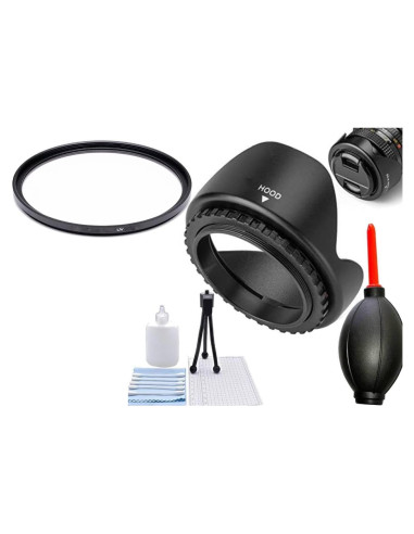 Filtro UV 67MM + Parasol Reversible 67MM para Sigma 100-400mm