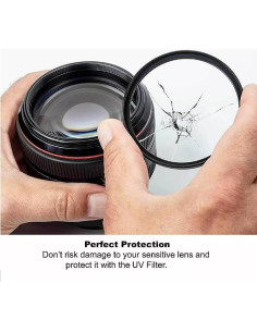 Filtro UV 67MM + Parasol Reversible 67MM para Sigma 100-400mm 2