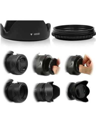 Filtro UV 67MM + Parasol Reversible 67MM para Sigma 100-400mm