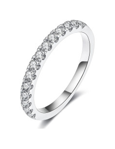 Anillo de Boda de Diamante IMOLOVE 0.42CT Oro Blanco 18K