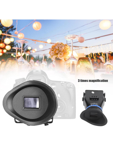 Visor de Cámara Hitoxi 3X Magnificación Compatible SLR LCD