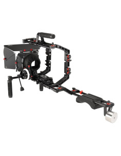 Kit Rig de Hombro Filmcity con Matte Box y Follow Focus DSLR