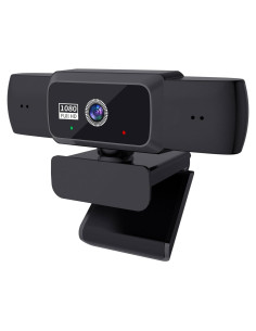 Webcam 1080P Genérico W10 con Micrófono y Lente Gran Angular