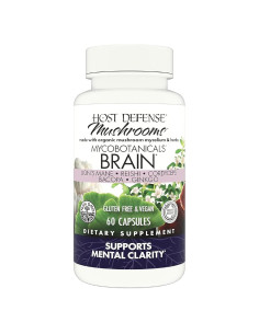 Cápsulas Host Defense Brain con Melena de León y Reishi - 60 Unidades