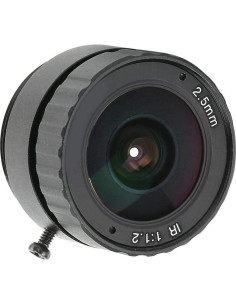 Lente de cámara 2.5mm 3MP CS F1.2 para CCTV 2