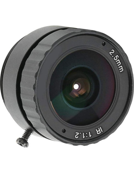 Lente de cámara 2.5mm 3MP CS F1.2 para CCTV