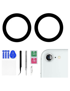 2 Sets Reemplazo Lente Cámara Trasera OEM iPhone 7/8/SE 2020