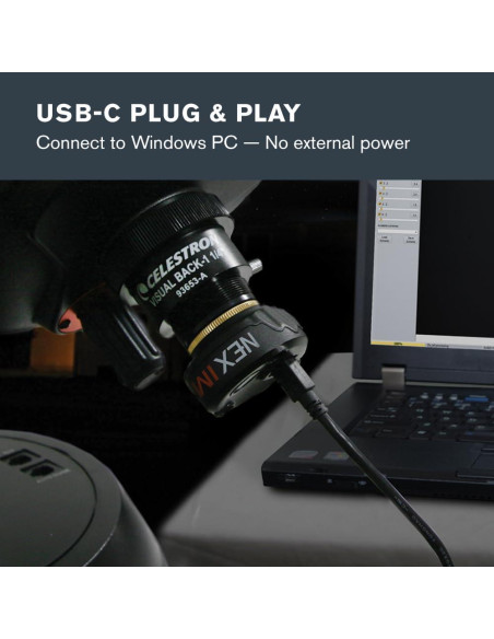 Cámara Planetaria Celestron NexImage 20 - 20MP CMOS para Astrofotografía