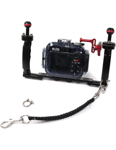 Funda de cámara submarina Nitescuba con correa de paracaídas