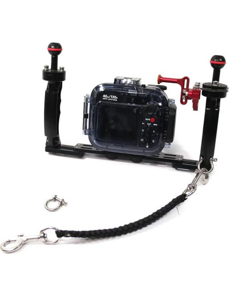 Funda de cámara submarina Nitescuba con correa de paracaídas