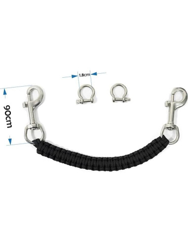 Funda de cámara submarina Nitescuba con correa de paracaídas