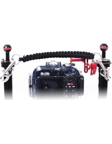 Funda de cámara submarina Nitescuba con correa de paracaídas