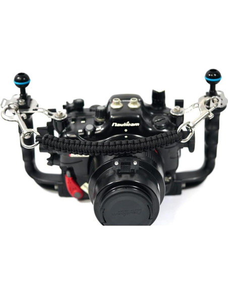 Funda de cámara submarina Nitescuba con correa de paracaídas