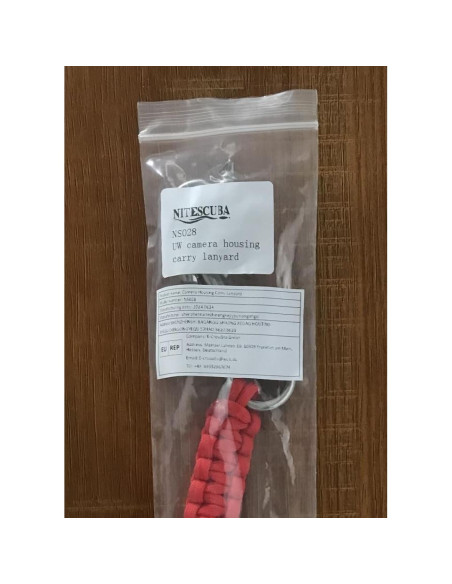 Funda de cámara submarina Nitescuba con correa de paracaídas
