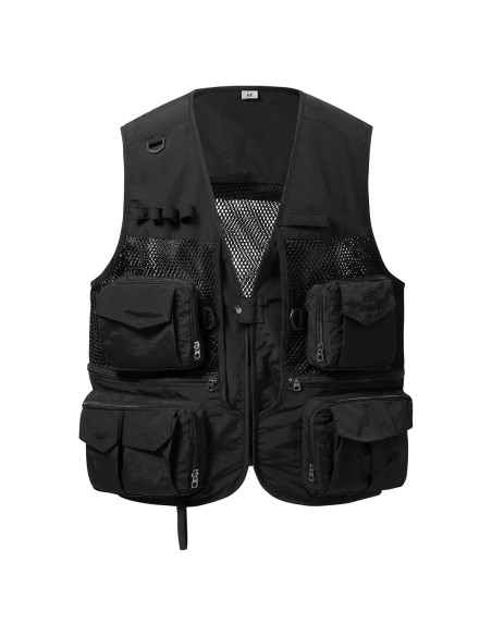 Chaleco de Pesca Unisex Bassdash con Múltiples Bolsillos