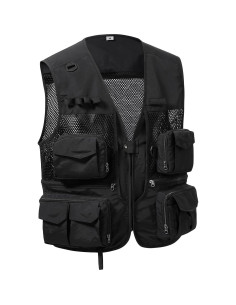 Chaleco de Pesca Unisex Bassdash con Múltiples Bolsillos 2