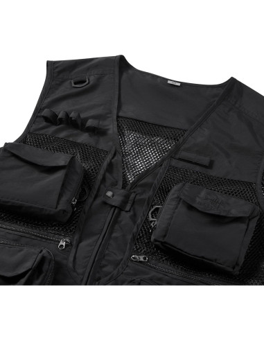 Chaleco de Pesca Unisex Bassdash con Múltiples Bolsillos