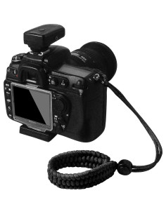 Correa de Muñeca Ajustable Paracord para Cámara Universal - Negro 2