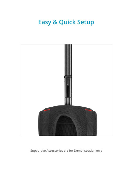 Aumentador de Altura FLYCAM para Soportes Flowline 10.16cm