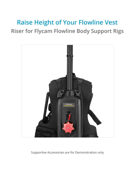 Aumentador de Altura FLYCAM para Soportes Flowline 10.16cm