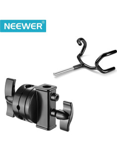 Adaptador de Montaje Neewer para Boom Pole con Cabezal 6.35 cm 2