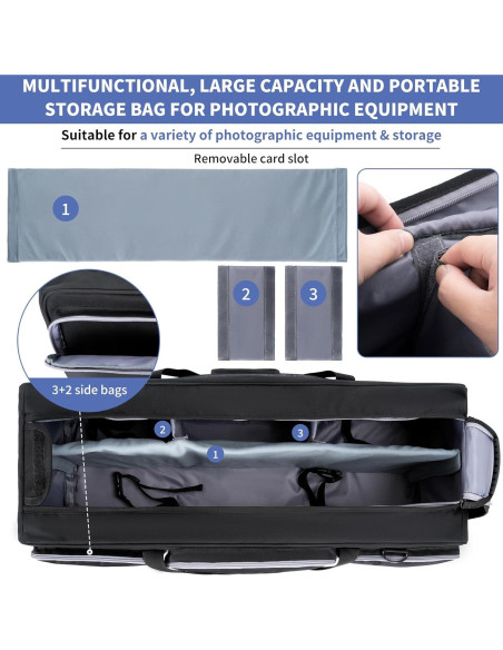 Bolsa de Transporte para Trípode B135 de Nylon Resistente 77.9 cm