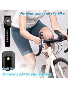 Soporte para cámara corporal 1/4'' Ksadbossbo para bicicleta 2