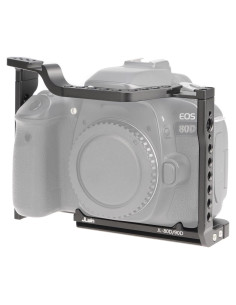 Jaula de Cámara FocusFoto para Canon EOS 90D 80D 70D - Aluminio CNC